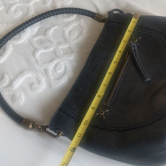 The Sak Indio SmokyBlack Leather Hobo Shoulder Bag - Picture 13 of 16